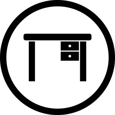 İllüstrasyon çalışma tablosu vektör simgesi