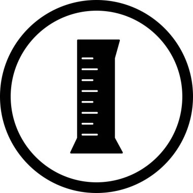 İllüstrasyon silindir Flask simgesi