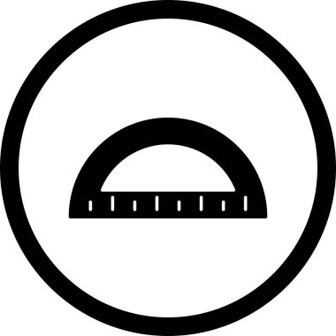 İllüstrasyon Protractor Icon