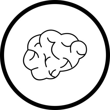 İllüstrasyon beyin simgesi