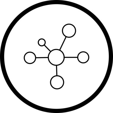 İllüstrasyon elektron simgesi