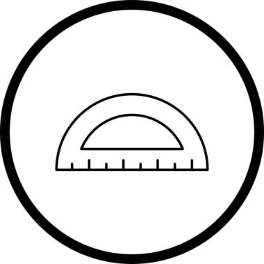 İllüstrasyon Protractor Icon