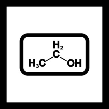 Illustration etanol simgesi