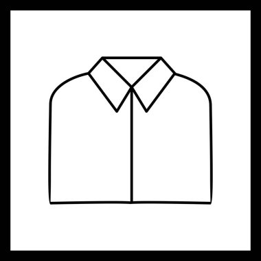 Illustration okul gömlek simge