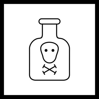 İllüstrasyon kimyasalları simgesi