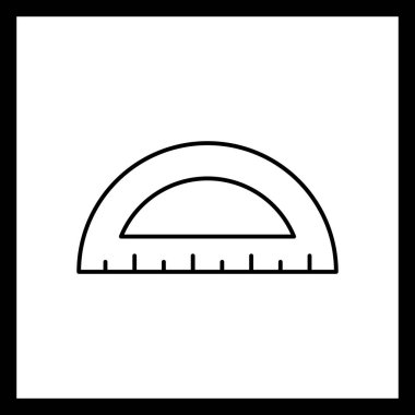 İllüstrasyon Protractor Icon