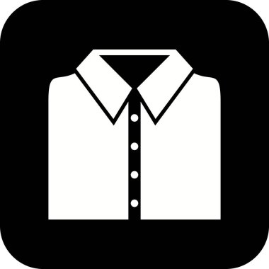 Illustration okul gömlek simge