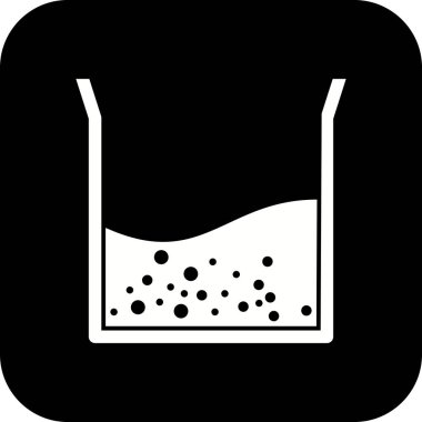 Illustration Beaker yarım dolgu simgesi