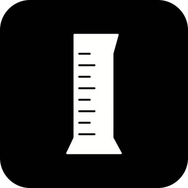 İllüstrasyon silindir Flask simgesi