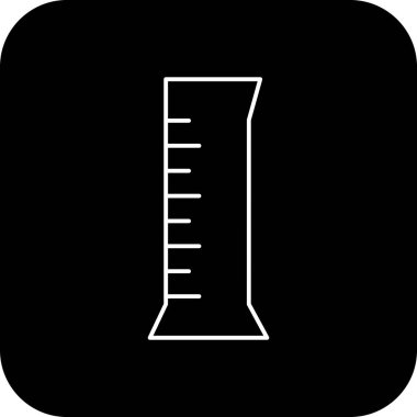 İllüstrasyon silindir Flask simgesi