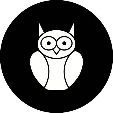 İllüstrasyon lisansüstü baykuş simgesi