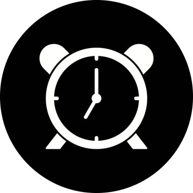 İllüstrasyon alarm simgesi