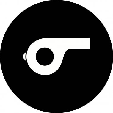 İllüstrasyon düdük simgesi 