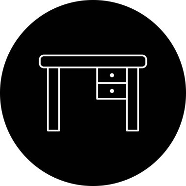 İllüstrasyon çalışma tablosu vektör simgesi