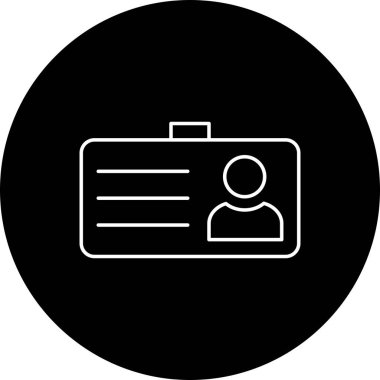 İllüstrasyon öğrenci kartı simgesi