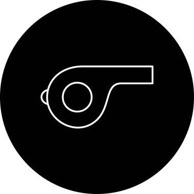 İllüstrasyon düdük simgesi 