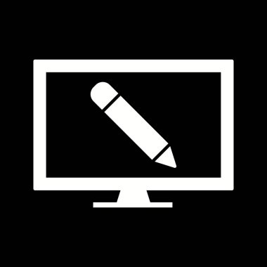 Illustration online eğitim simgesi