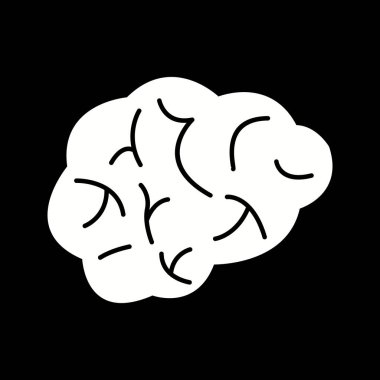 İllüstrasyon beyin simgesi