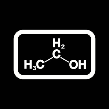 Illustration etanol simgesi
