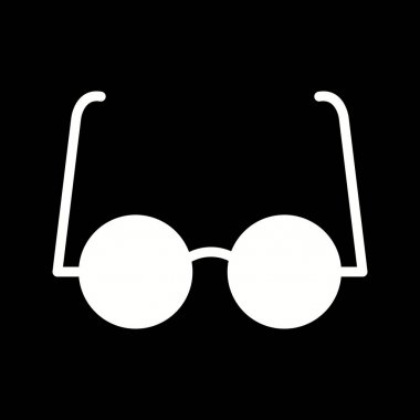 Illustration deneysel gözlük simgesi