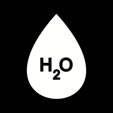 Illustration H2O simgesi