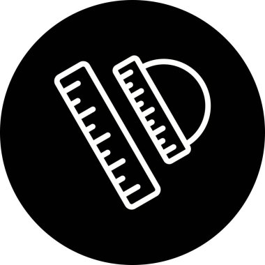 Çizim geometrisi seti simgesi