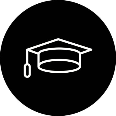 İllüstrasyon mezuniyet kapağı simgesi