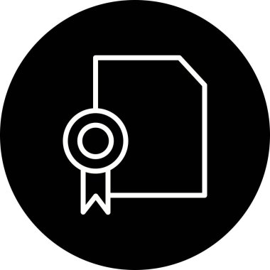 İllüstrasyon diploma simgesi