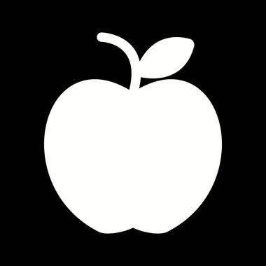 İllüstrasyon elma simgesi