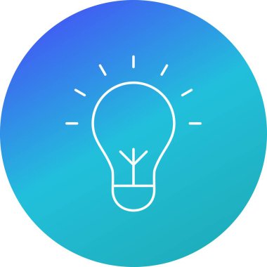 İllüstrasyon Ampul Simgesi