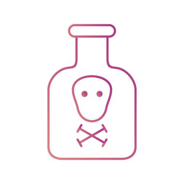 İllüstrasyon kimyasalları simgesi