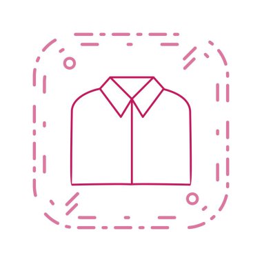 Illustration okul gömlek simge