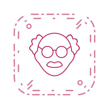 İllüstrasyon erkek bilim adamı simge