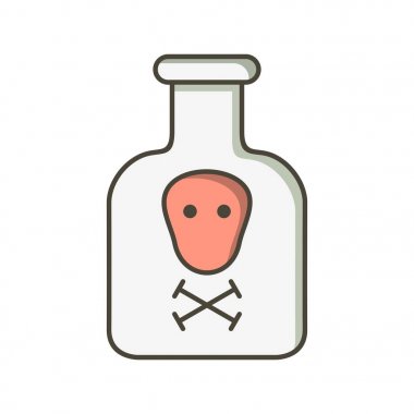 İllüstrasyon kimyasalları simgesi