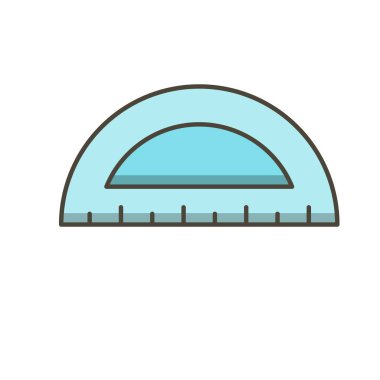İllüstrasyon Protractor Icon