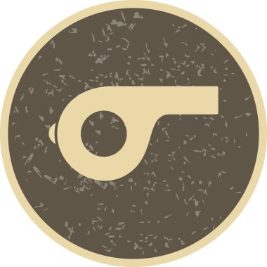 İllüstrasyon düdük simgesi 