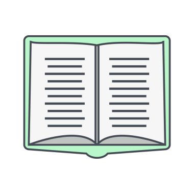 Resim açık kitap simgesi