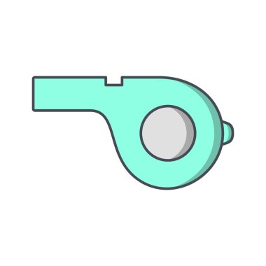 İllüstrasyon düdük simgesi 