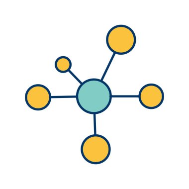 İllüstrasyon elektron simgesi