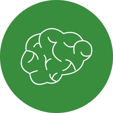 İllüstrasyon beyin simgesi