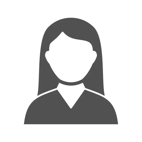 Illustration  Female Student Icon — Stock Photo, Image