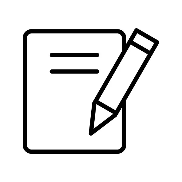 Illustration Notes Icon — Stock Photo, Image