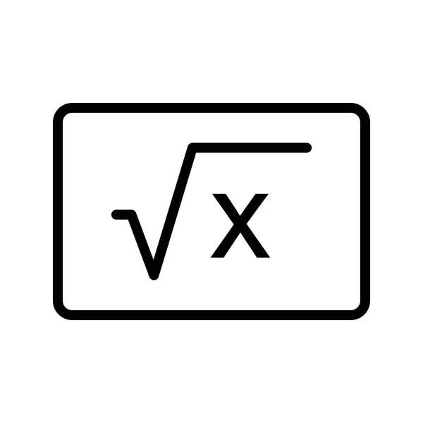 Піктограма формули для ілюстрації — стокове фото