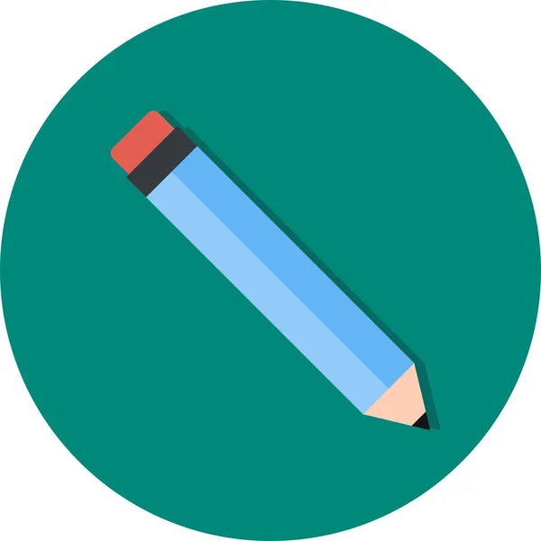 Icono de lápiz de ilustración — Foto de Stock