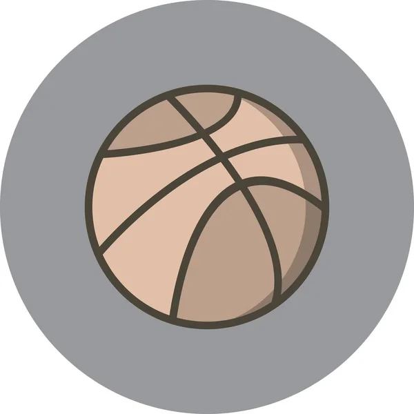 Illustration  Basket Ball Icon — Stock Photo, Image