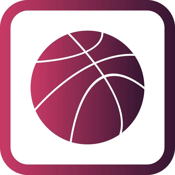 Illustration  Basket Ball Icon — Stock Photo, Image