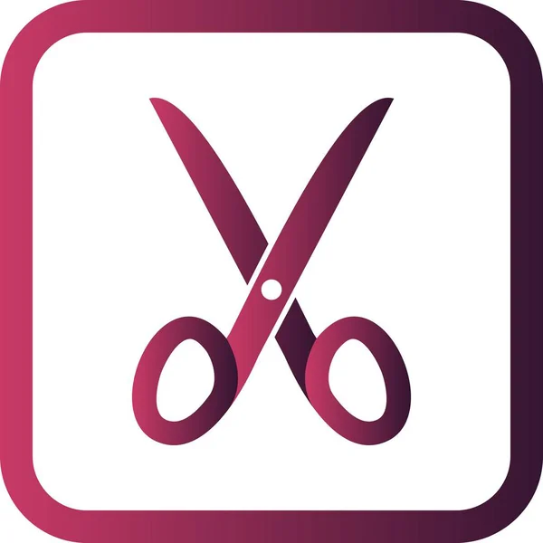 Illustration Scissors Icon — Stock Photo, Image