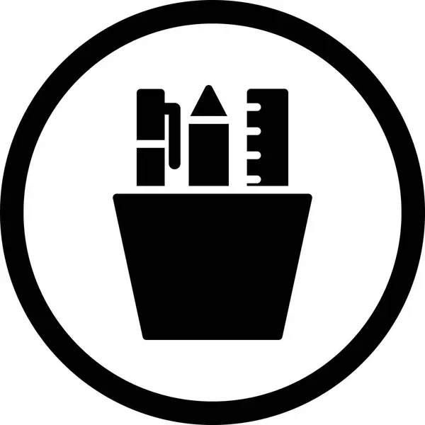 Illustration Papeterie-Symbol — Stockfoto