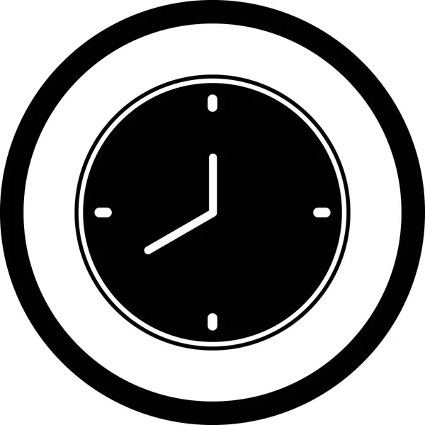 Icono del reloj de ilustración — Foto de Stock