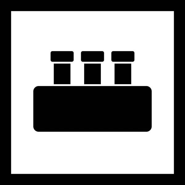 Icono del conjunto de química de ilustración — Foto de Stock